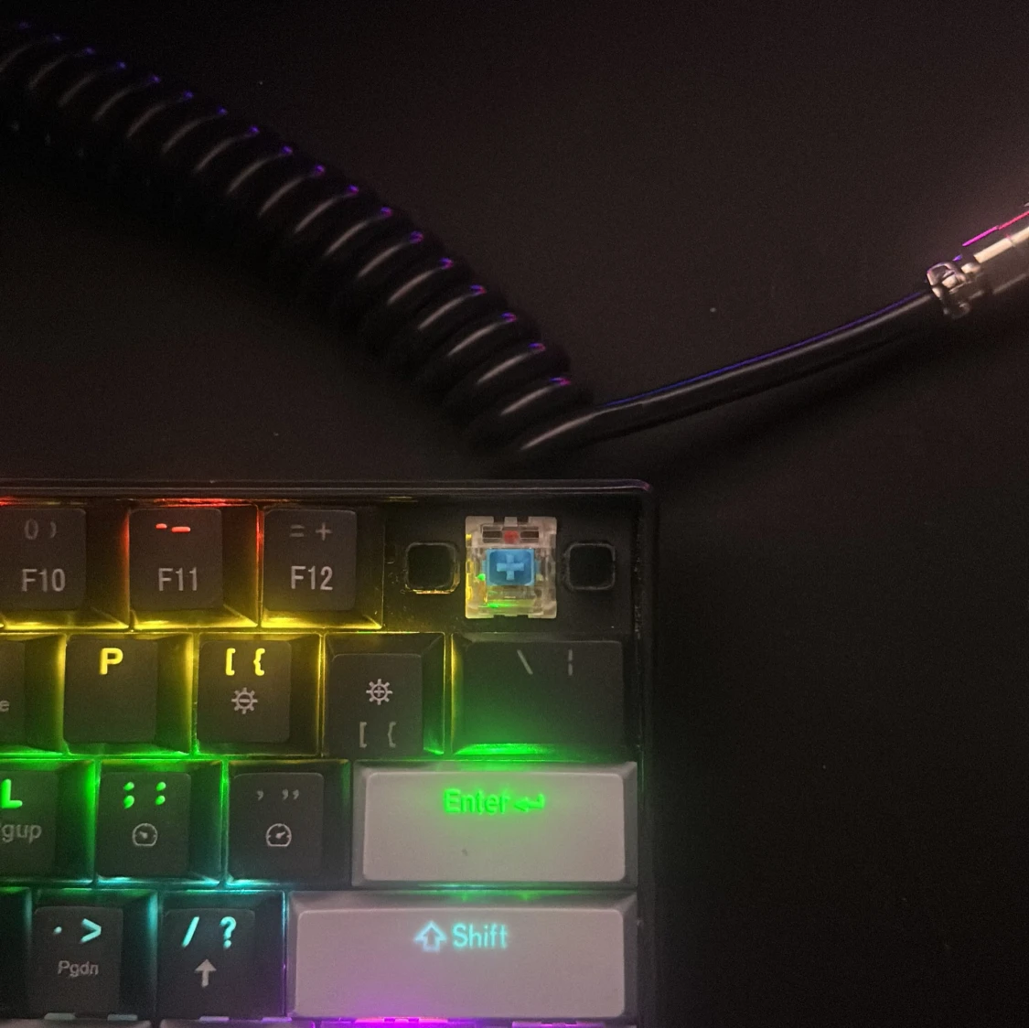 RGB Mekaniskt Tangentbord och gaming mus attack shark X 11 - 1