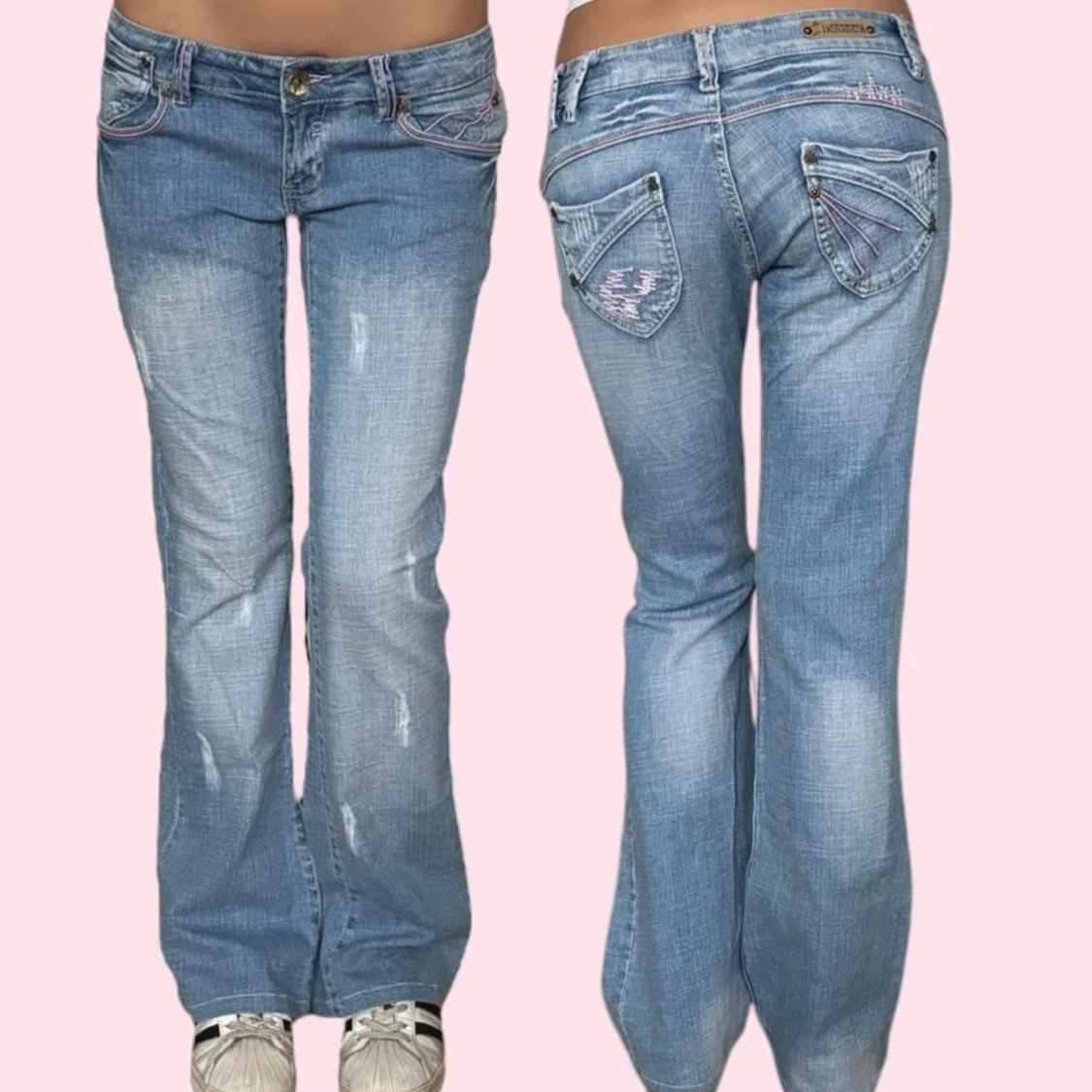 Lågmidjade jeans