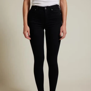 Svarta skinny jeans - Snygga svarta skinny jeans med hög midja. Aldrig använda
