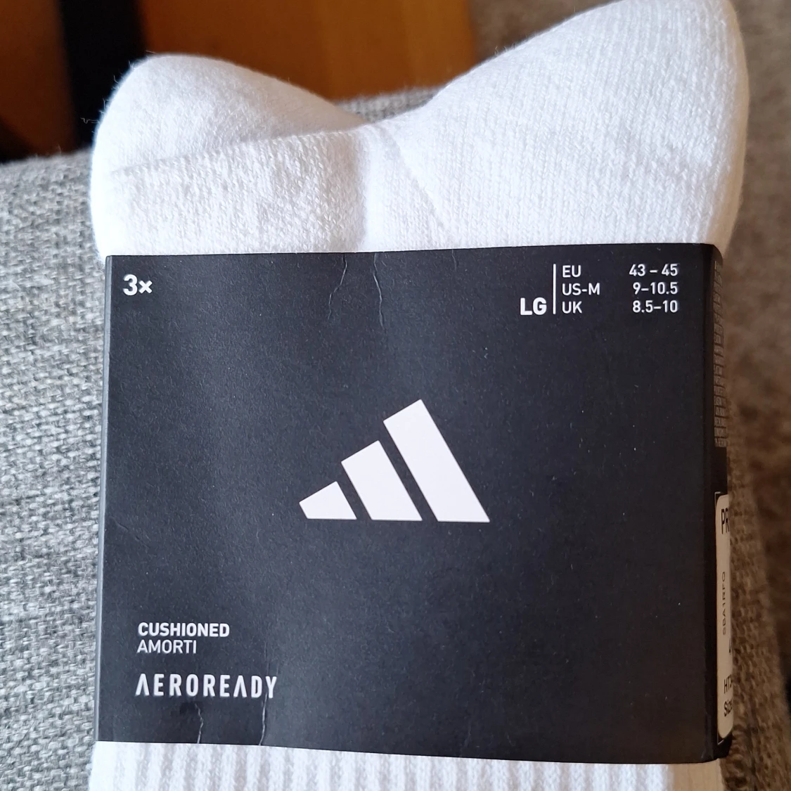 Nya Adidas Perfomance 3-Pack strumpor  - 4