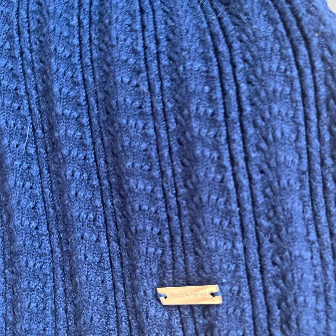 Mörkblå finstickad Topp - Lindex 💙🦋 - 2