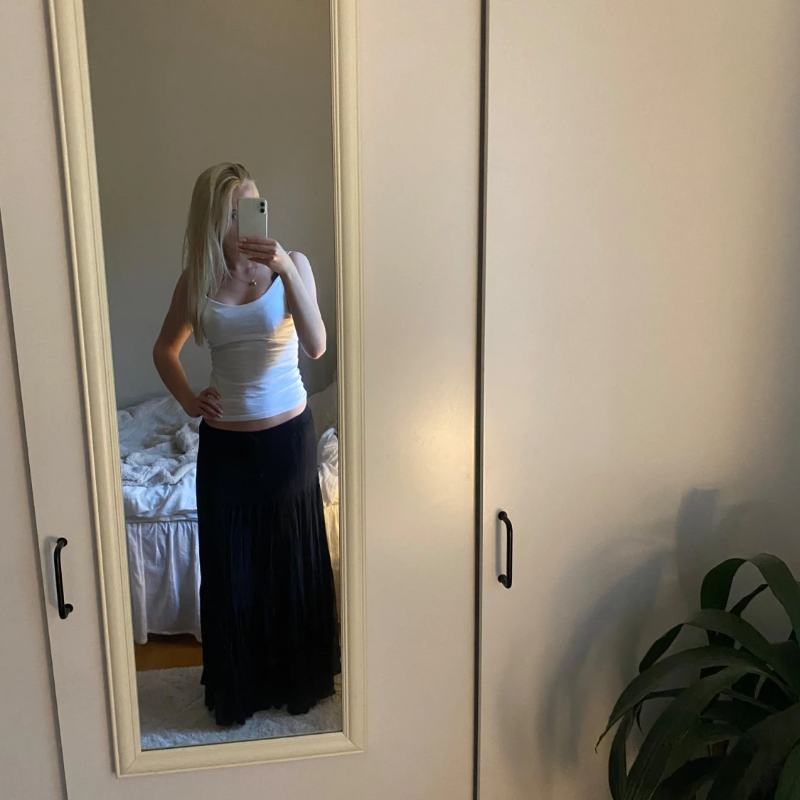 Svart långkjol från Stradivarius