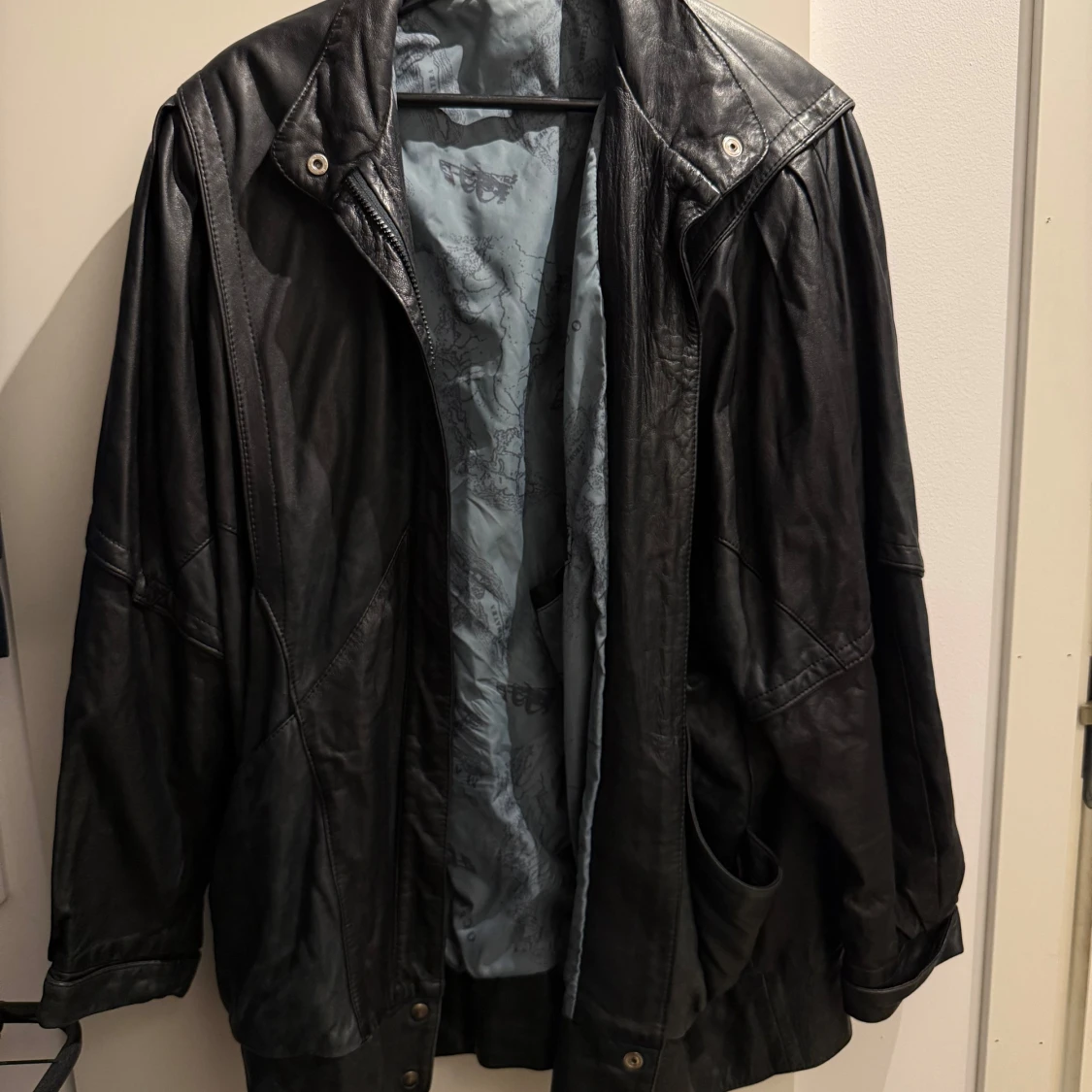 Svart skinnjacka - 1