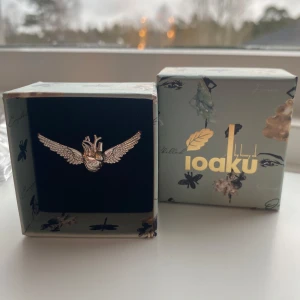 Silverfärgad ring med vingar från Ioaku - Unik ring i från Ioaku med ett hjärta och detaljerade vingar. Ifrån svea och isabelle kollektionen! Lite defekter som syns på bild 3 och 4. Nypris 599 och jag säljer för 275🩷