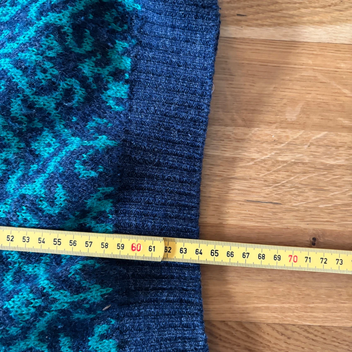 Blå och turkos mönstrad tröja från Elisa - 3