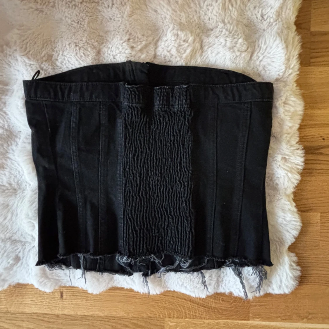 Svart jeanskorsett från Zara - 1