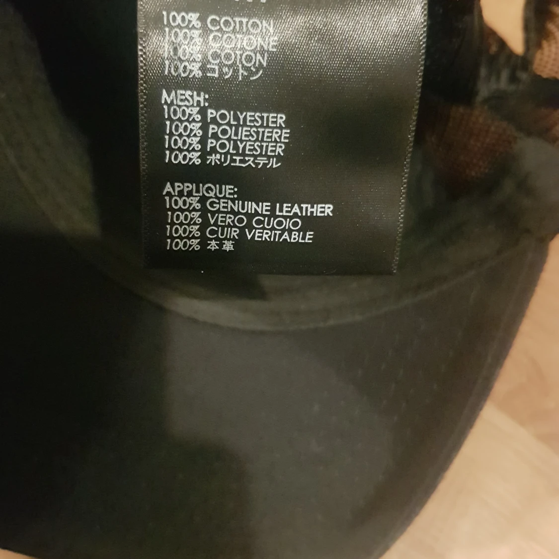 Svart keps från Amiri med mesh och läderdetalj - 3