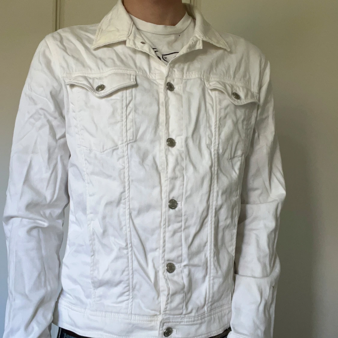 Vit jeansjacka från ZARA