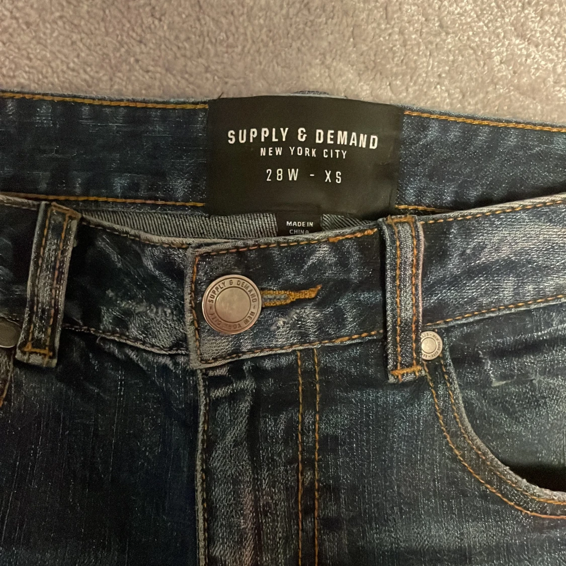 Blå jeans från Supply & Demand - 1