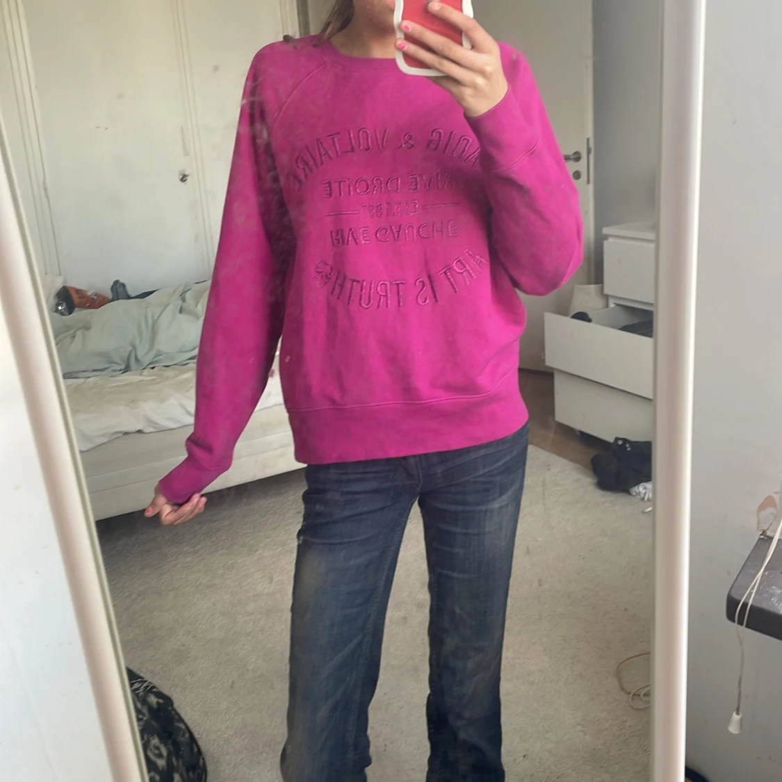 Rosa sweatshirt från Zadig & Voltaire