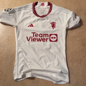 Manchester United 23/24 | Bruno Fernandes - Säljer Manchester Uniteds tredje ställ från 23/24 säsongen. Tröjan har korta ärmar och har namnet 'B. Fernandes' med nummer 8 på baksidan. Priset kan diskuteras vid snabb affär. Storleken är S