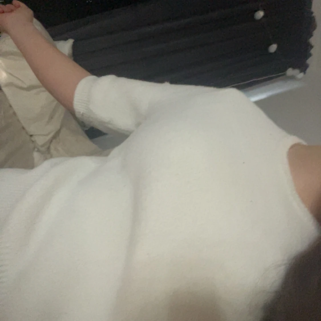 Vit stickad tröja från Zara - 4