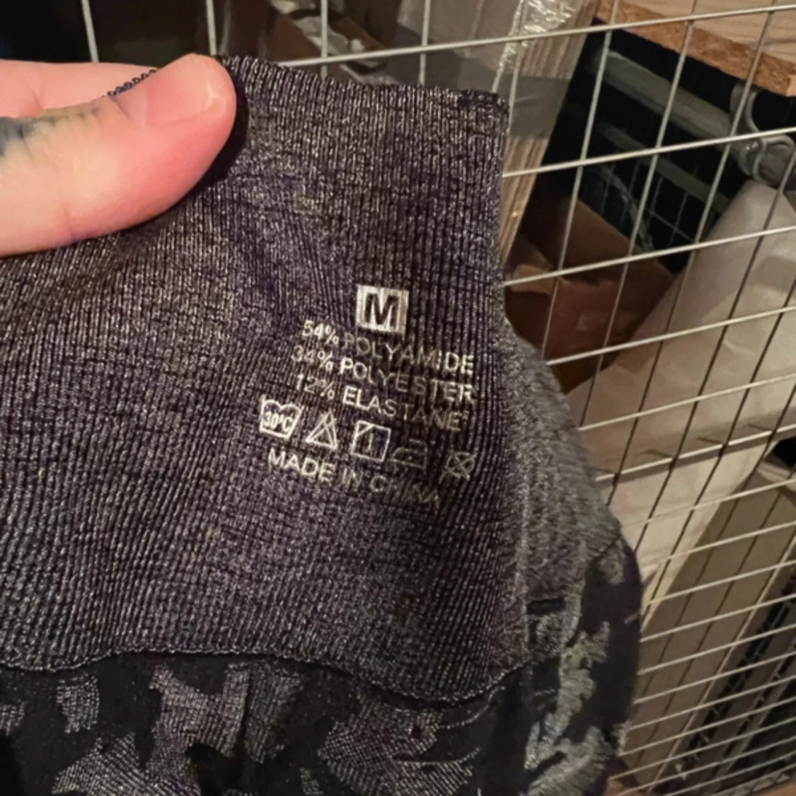 Grå camo leggings - 2