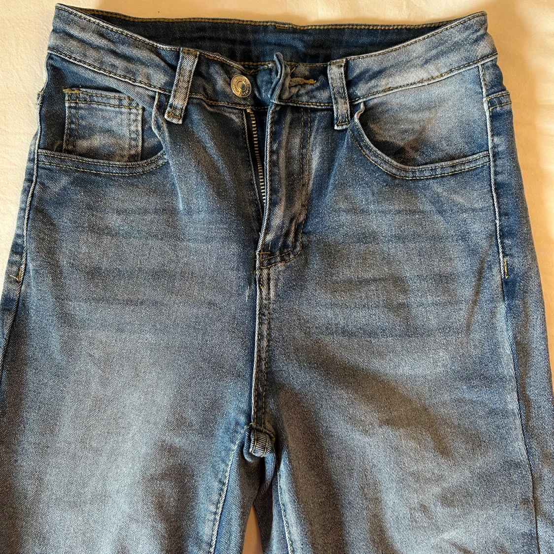 Blå jeansbyxor från SHEIN