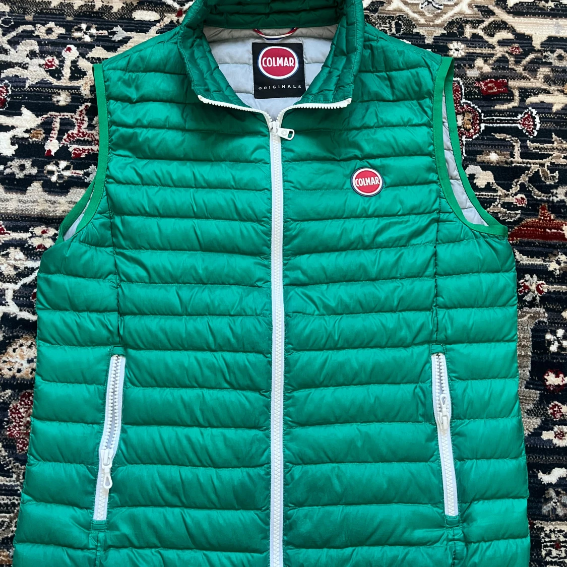 Grön dunväst från Colmar