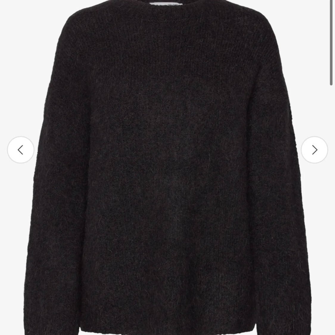 Svart  stickad tröja - 1