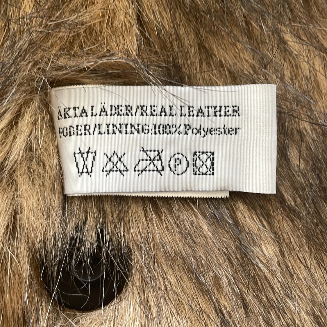 Pälsjacka i mocha - 3