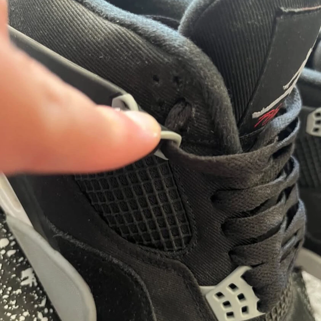 Jordan 4 Black Canvas - 2