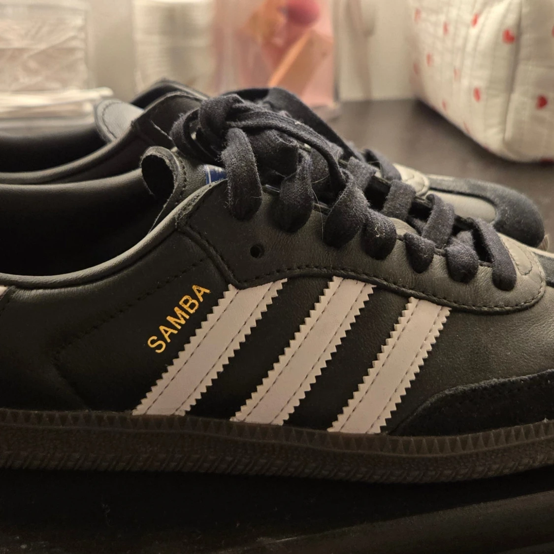Svarta addidas Sambas