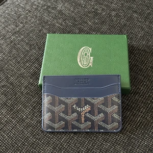  plånbok marinblå  - Snygg och stilren korthållare skickar direkt☺️