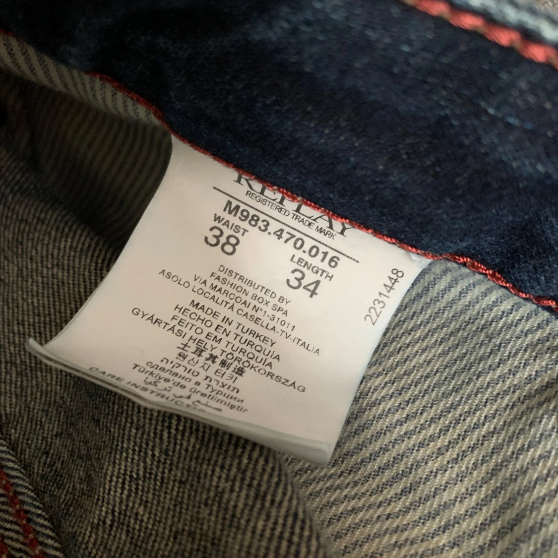Replay Waitom jeans mörkblå W38 L34 - 3