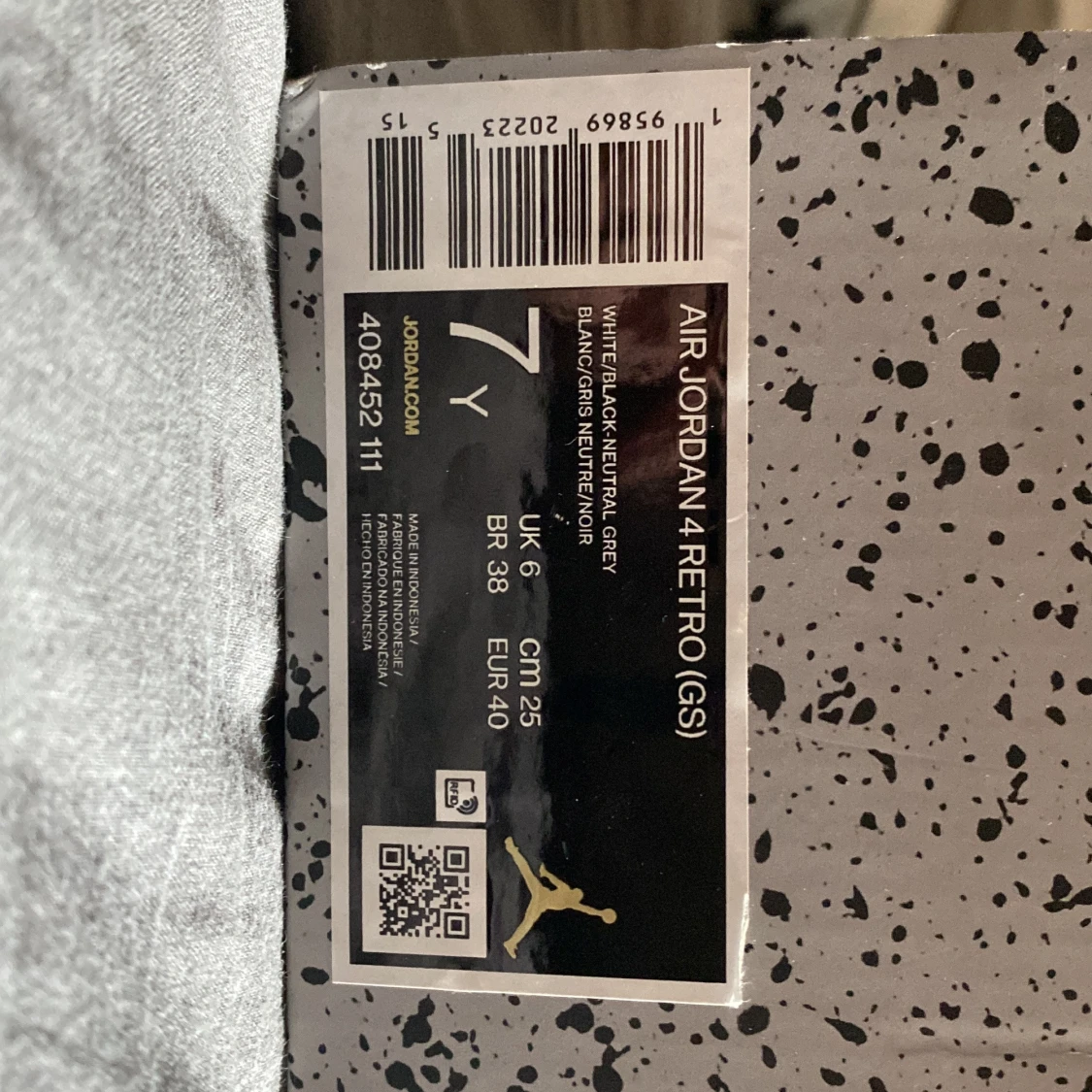 Nike Air Jordan 4 Retro White/Black - 3