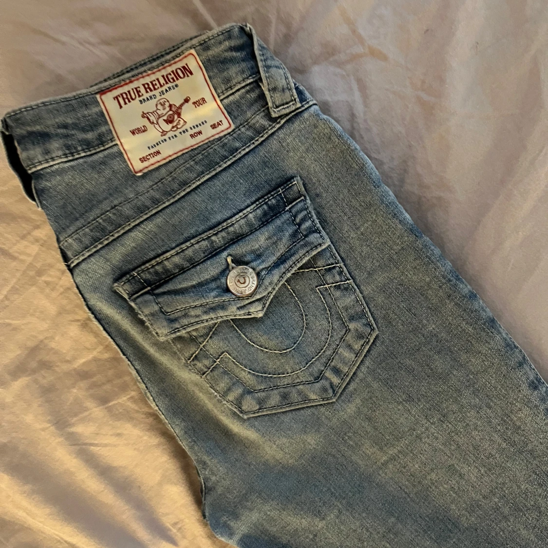 True Religion Becca Bootcut Jeans ljusblå - 1