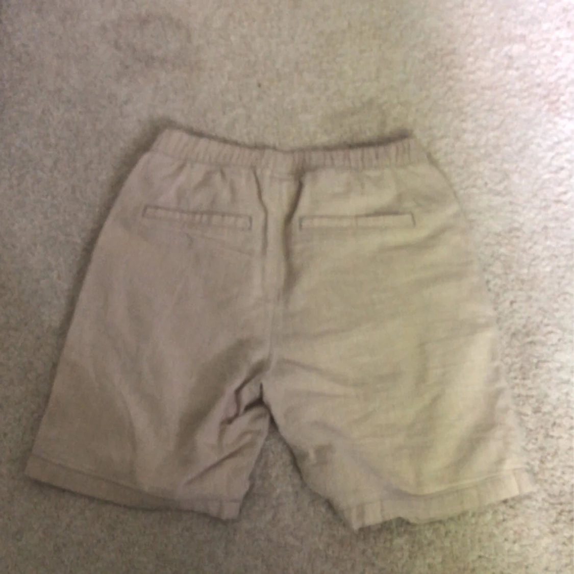 Beiga linneshorts från Kappahl - 1
