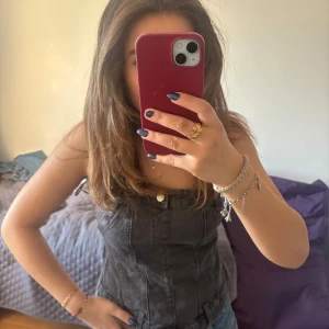 Svart jeanskorsett  - Svart jeanskorsett