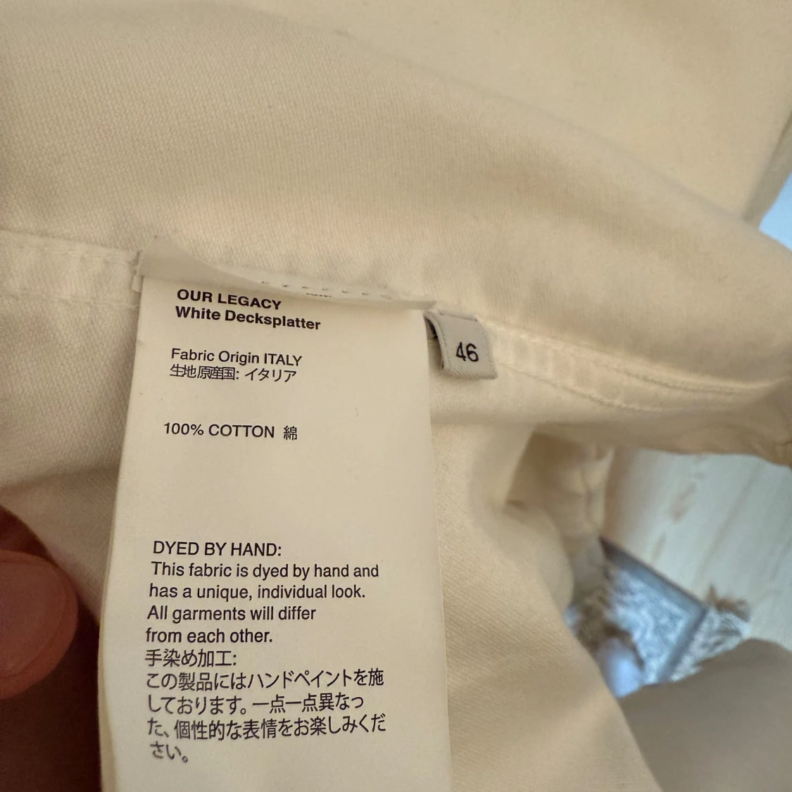 Vit overshirt från Our Legacy - 2