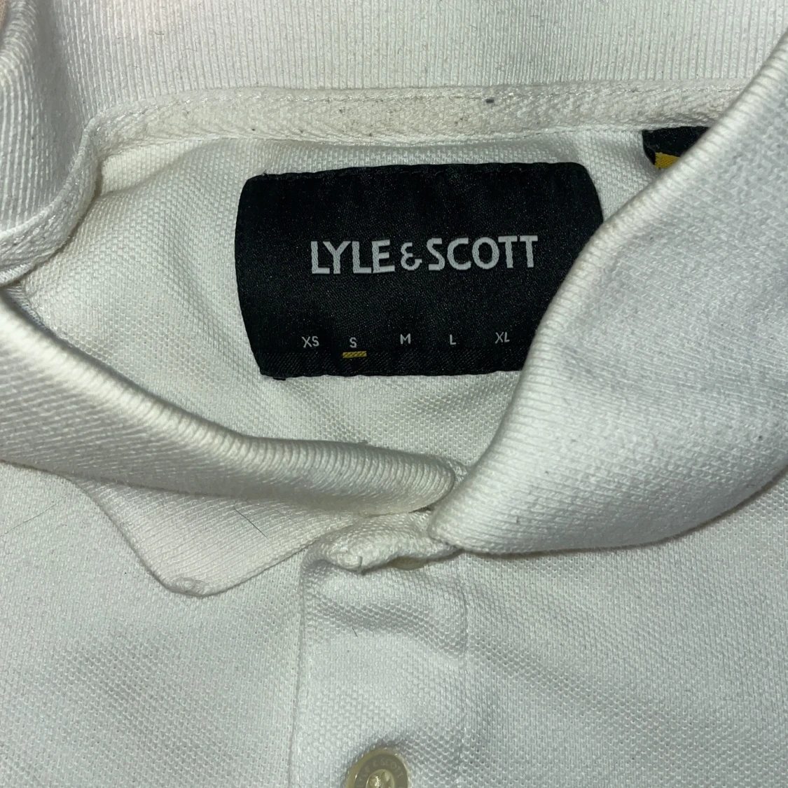 Vit pikétröja från Lyle & Scott - 2