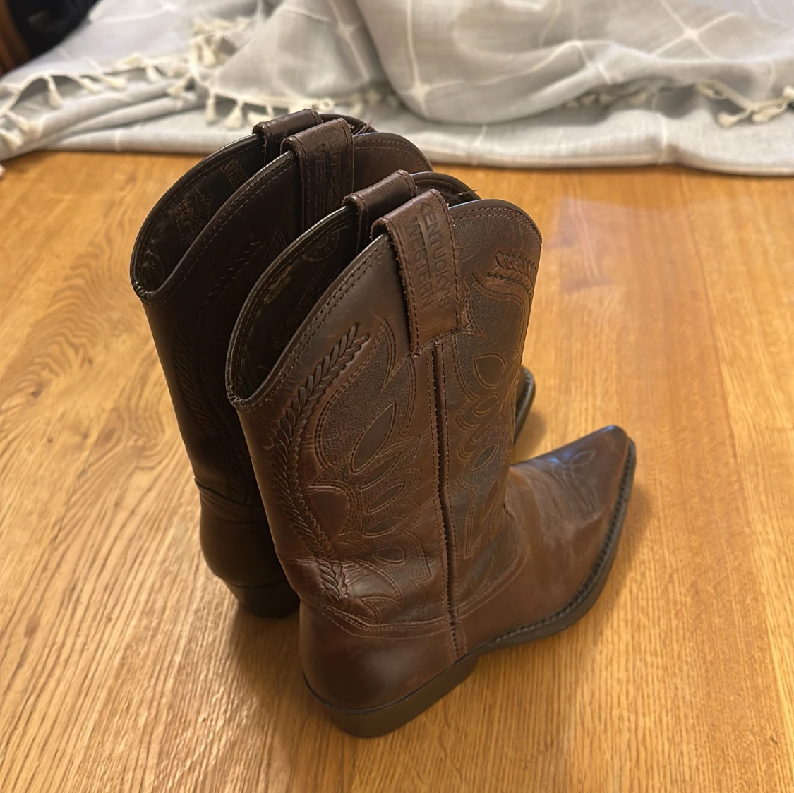Bruna Texas boots i skinn - 3