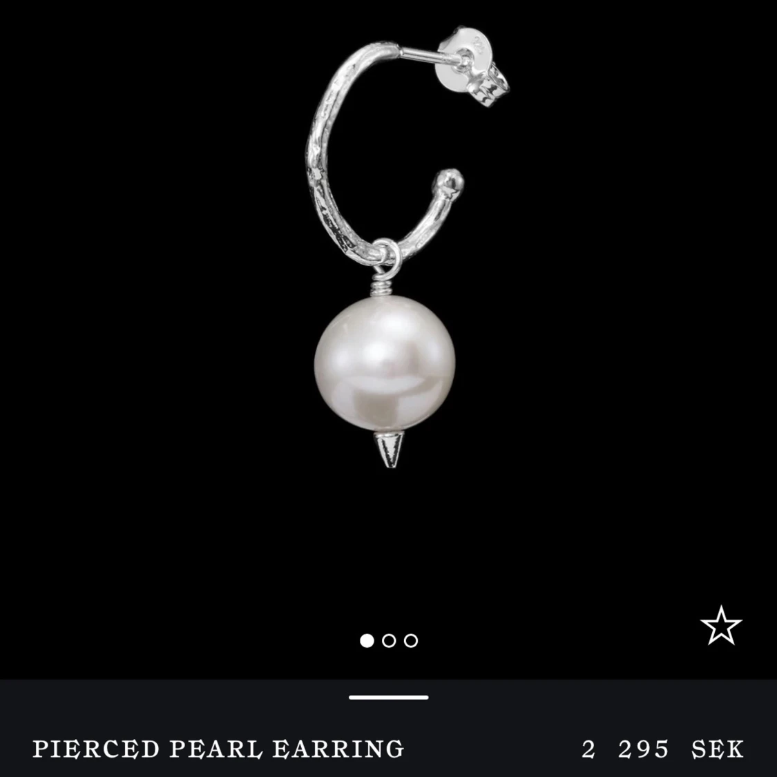 Maria Nilsdotter örhänge