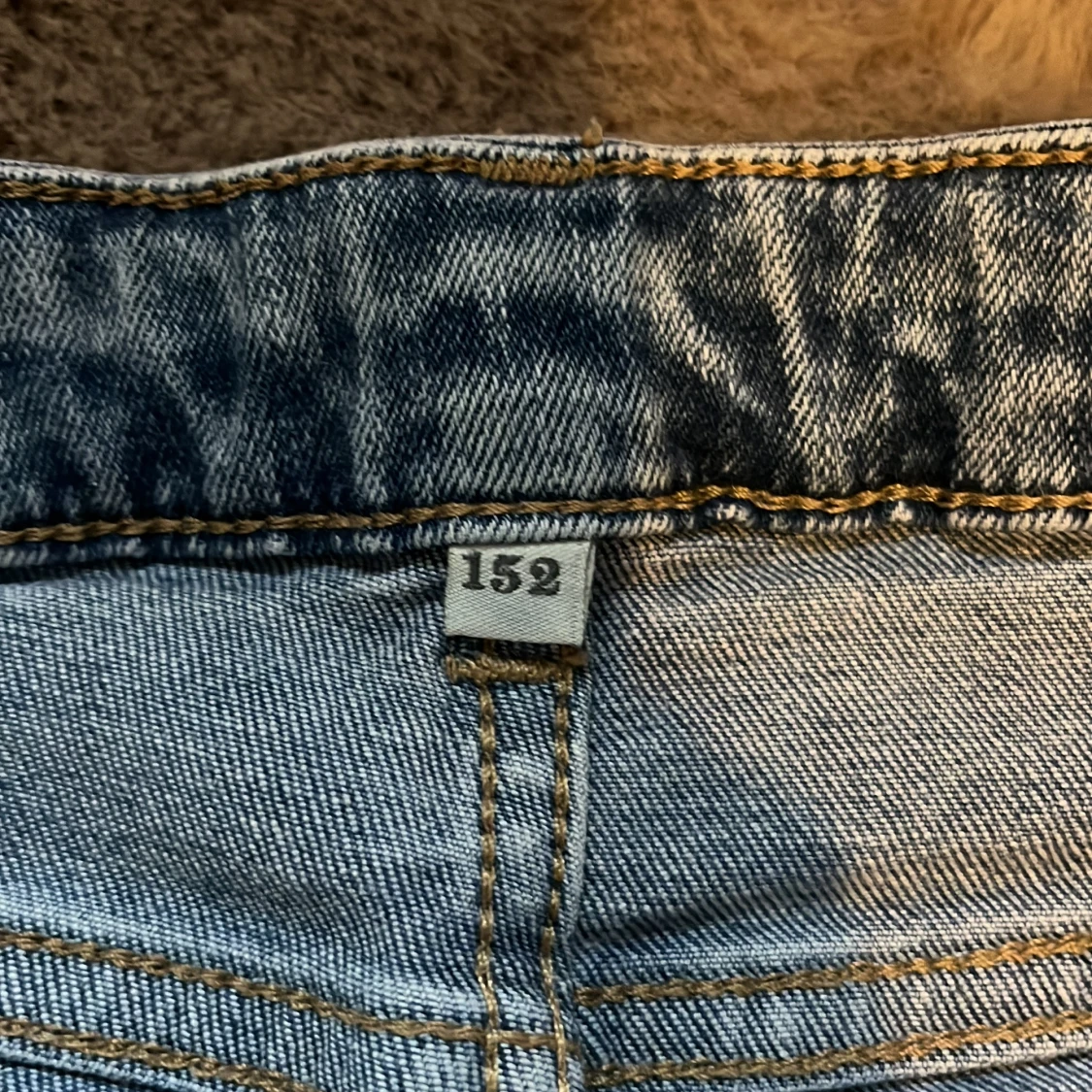 Blå bootcut jeans - 2