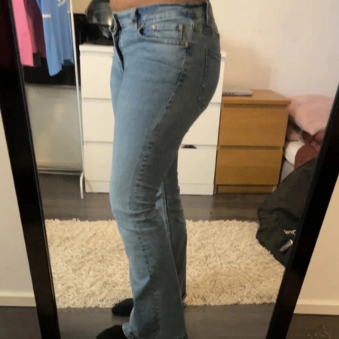 Blå bootcut jeans från gina Perfect Jeans - 1