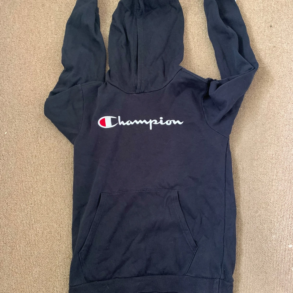 Svart Champion hoodie