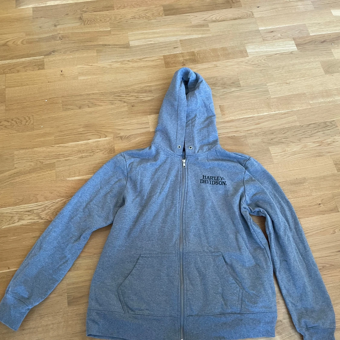 Grå Harley-Davidson hoodie XL - 1