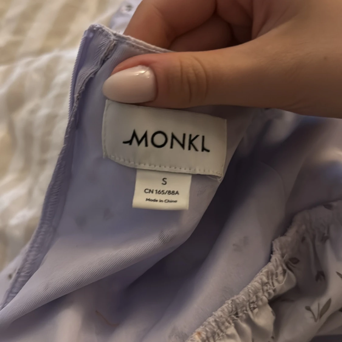 Lila blommig klänning - 2