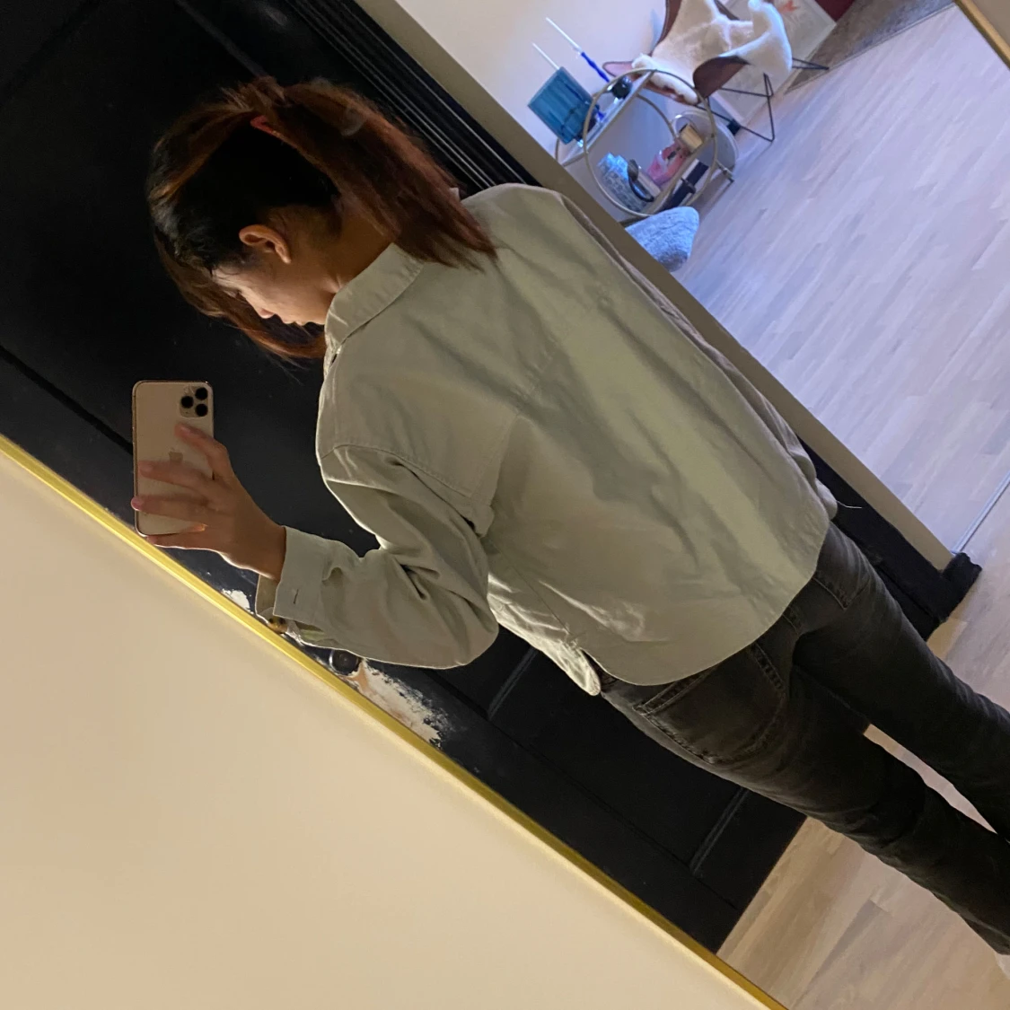 Ljusbeige overshirt från Pomp de Lux - 1