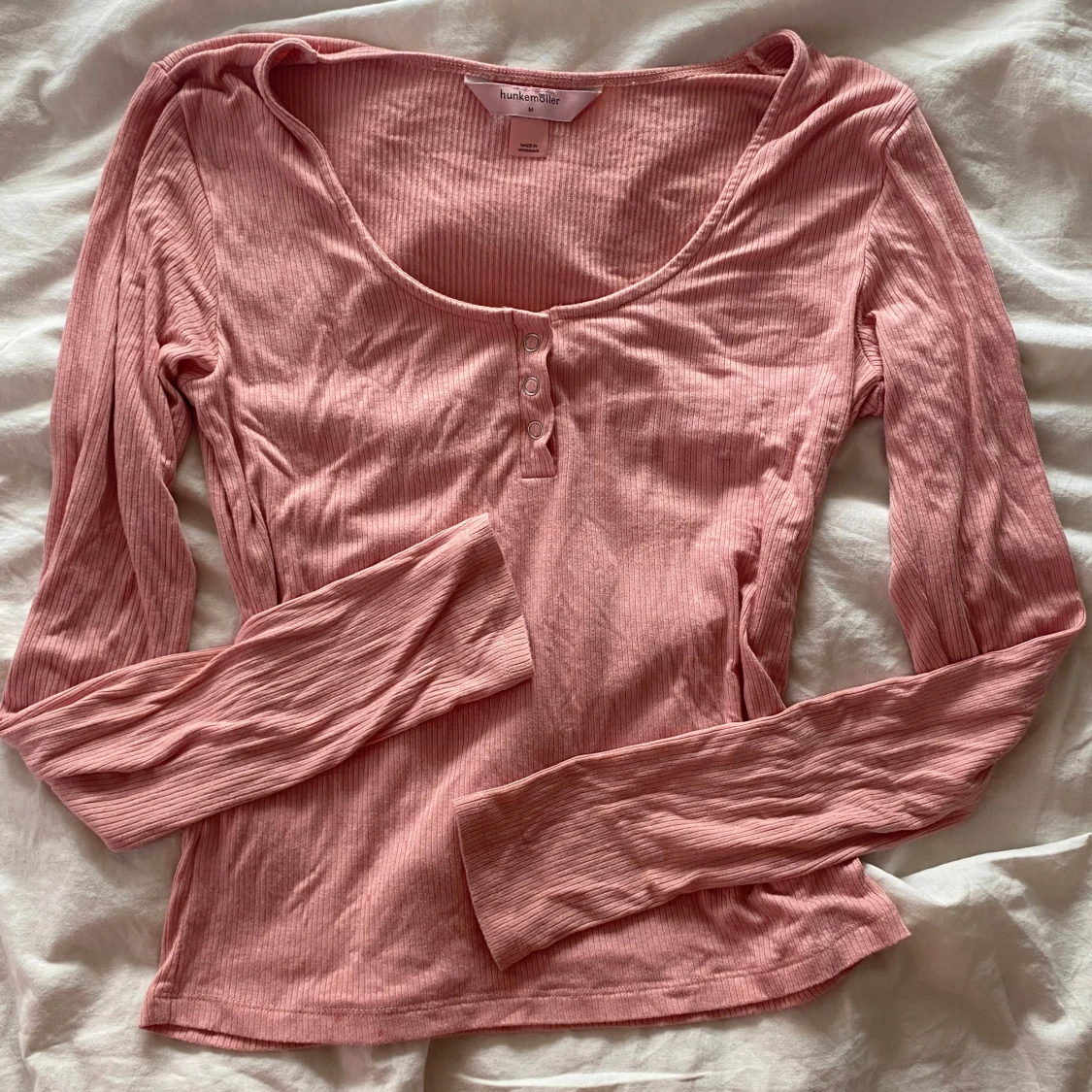 Rosa långärmad topp Hunkemöller