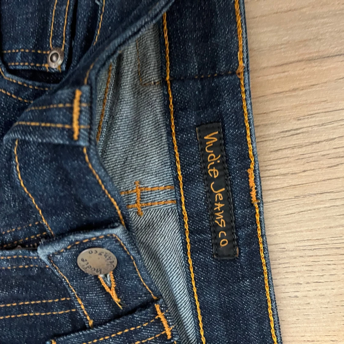 Mörkblå skinny jeans från Nudie Jeans - 1
