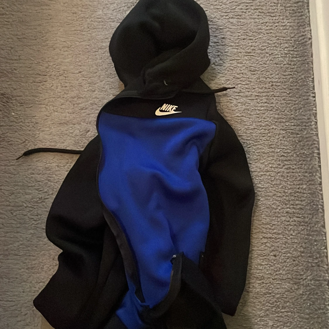 Nike Air blå och svart kofta - 4