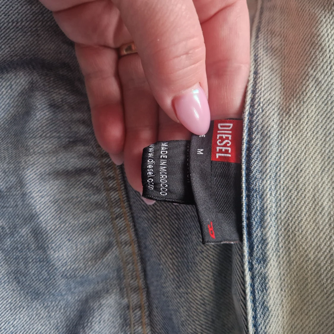 Blå jeansjacka från Diesel, stl M - 2