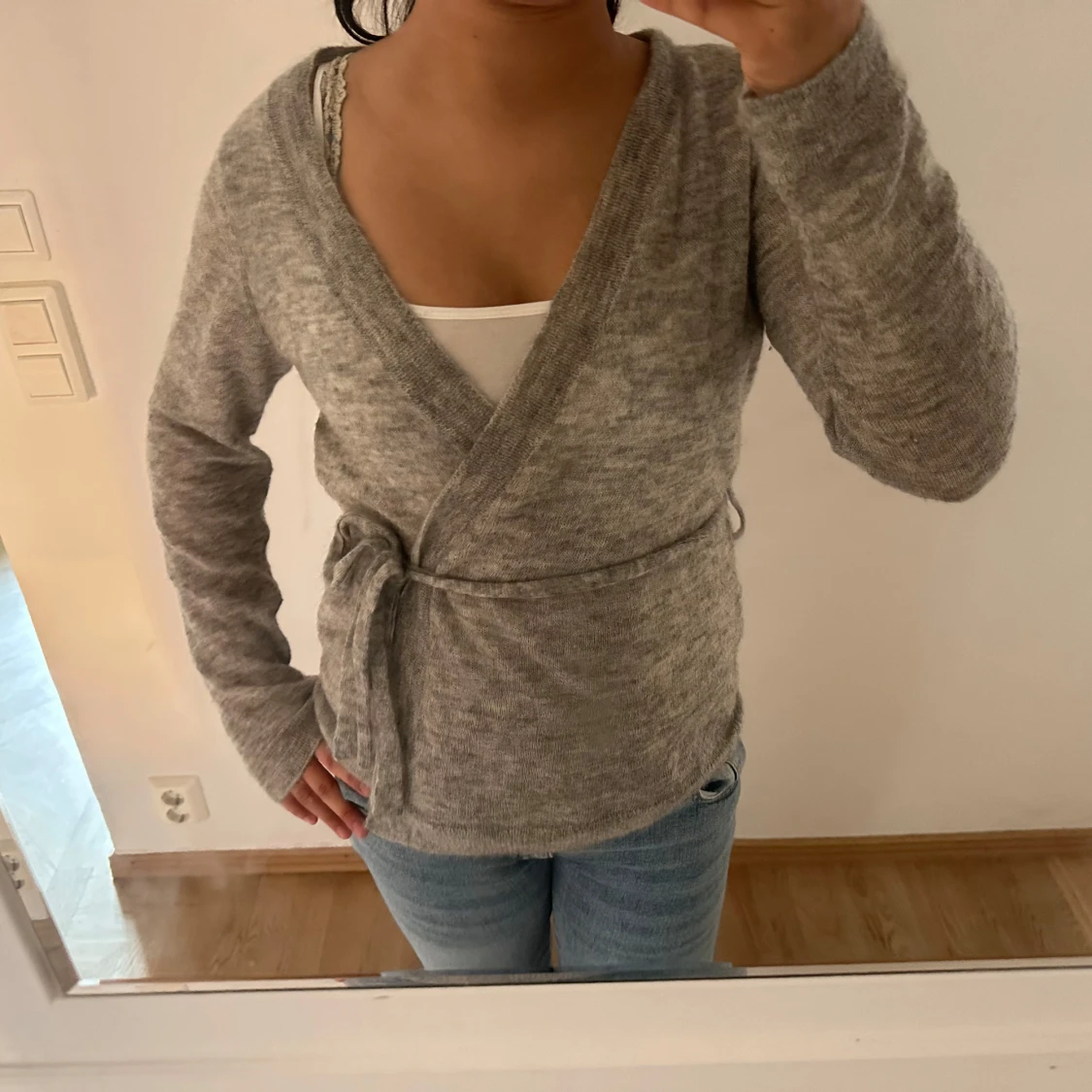 Grå omlottkofta från STOCKH LM