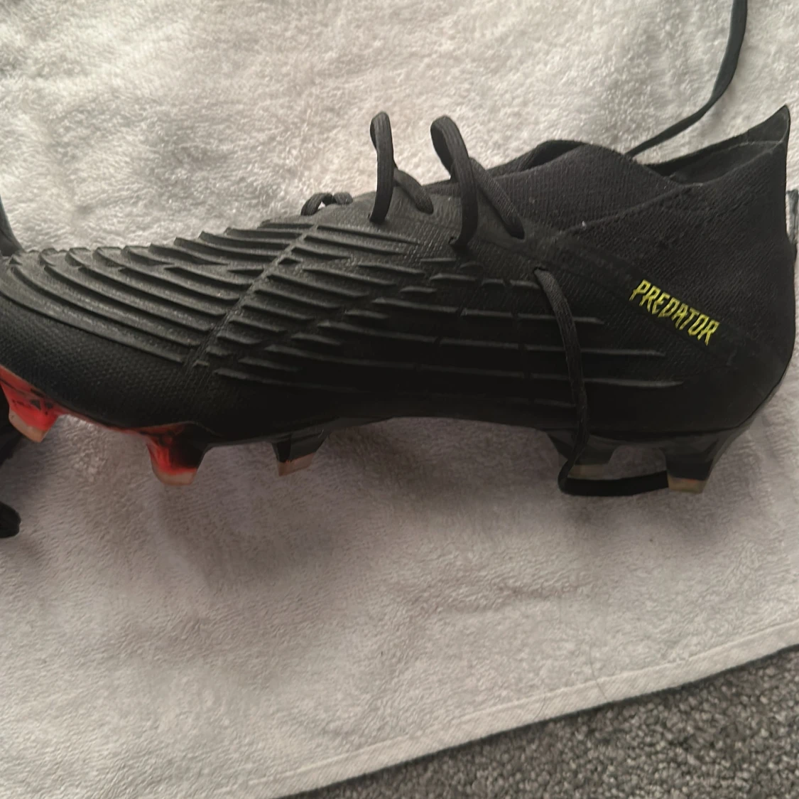 Adidas Predator svarta fotbollsskor - 2