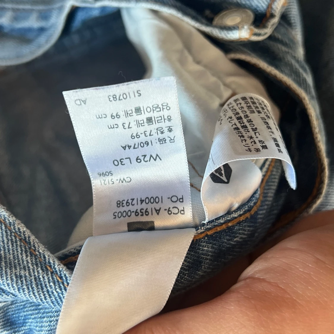 Levi's 501 blå jeans W29 L30 - 3
