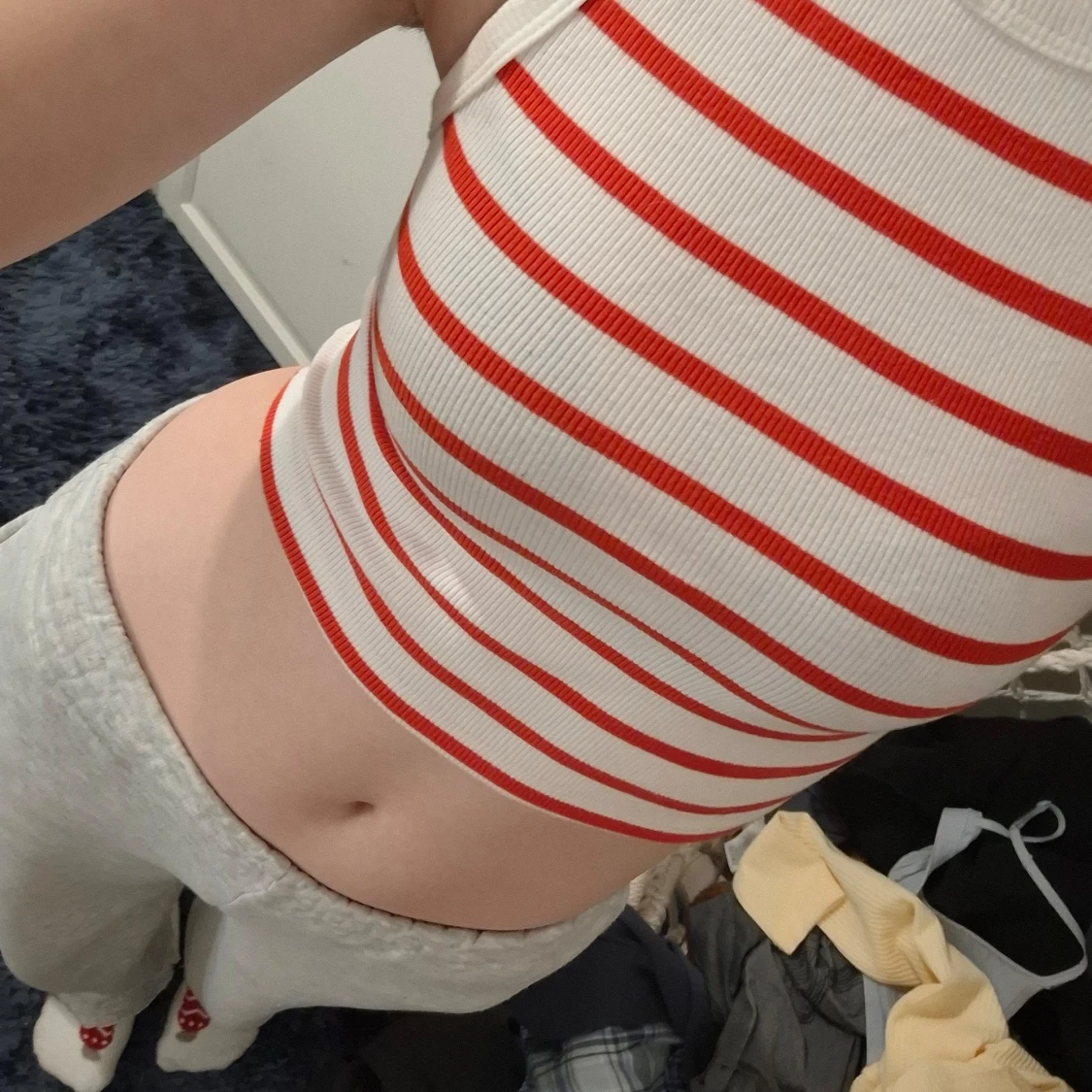 Randig topp från HM❤️🤍