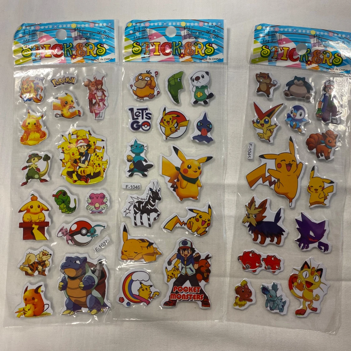 3st Klistermärken med Pokémon-tema - 1