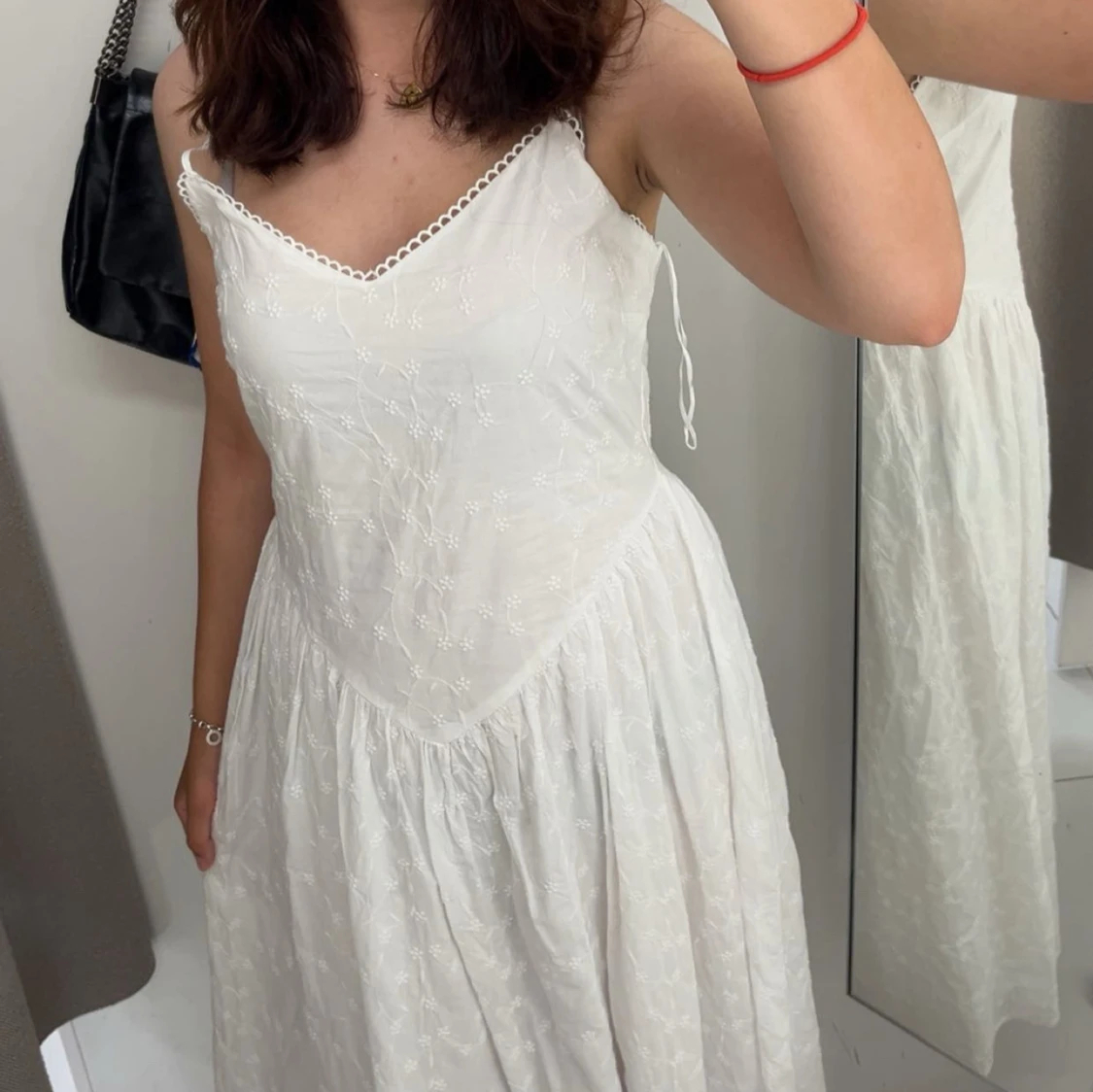 Vit klänning gina - 1