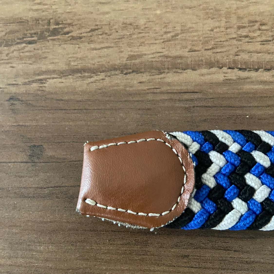 RYVLS flätat bälte med läderdetaljer - 4